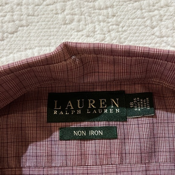 Lauren Ralph Lauren No Iron Button Down. 18 34/35 - Picture 8 of 9